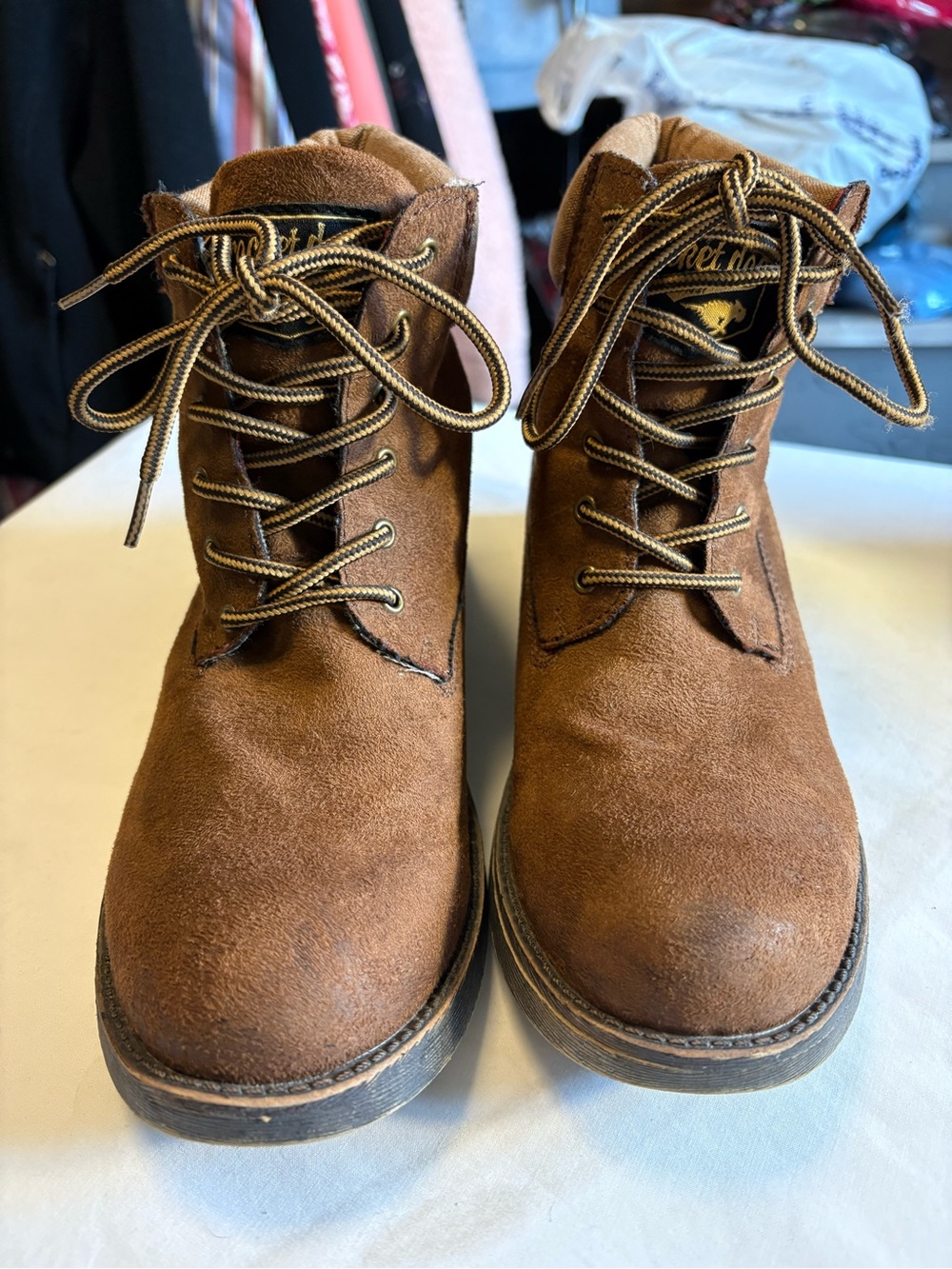 Rocket Dog Brown Lace-Up Suede Ankle Boots